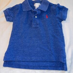 Ralph Lauren Royal Blue Polo Shirt, 9mos